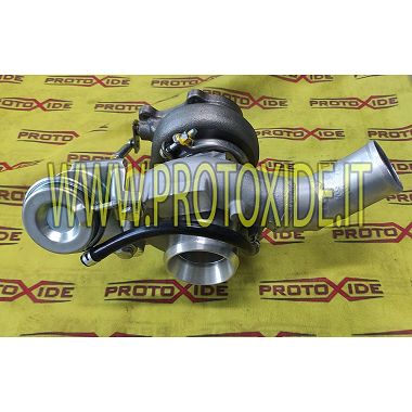 TD04 turbocharger for Fiat Punto Gt - Uno Turbo 1400 included steel downpipe Turbochargers on competition bearings
