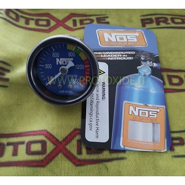 Μανόμετρο πίεσης NOS για χρωμιωμένο υποξείδιο του αζώτου Ανταλλακτικά για συστήματα υποξειδίου του αζώτου