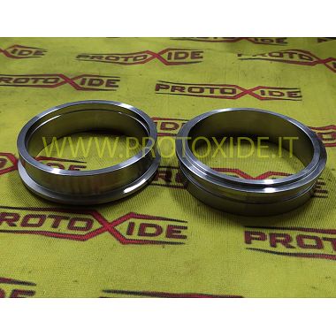 Brida V-band anillo turbo Garrett G35 900 - G35 1050 Bajada de escape acero inoxidable OUTLET Bridas para Turbo, Downpipe y