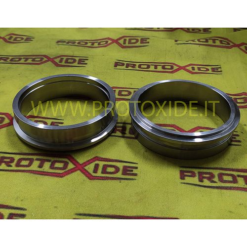 Flangia v-band anello turbocompressore Garrett G25 550 - Garrett G25 660 USCITA scarico downpipe acciaio inox Flange per Turb...