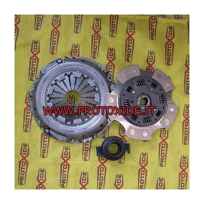 Copper single-disc clutch kit Fiat 500 Abarth - Grande Punto 1400 16v turbo 4 - 5 copper plates REPLACEMENT NO FLYWHEEL Reinf...