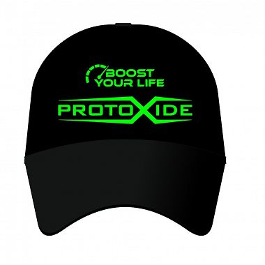 Cappellino ProtoXide Boost Your Life Nero Gadget Abbigliamento Merchandising ProtoXide