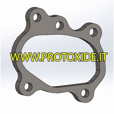 Flange Gt23 -25 escape para downpipe Turbo Renault 5 - Punto Gt Flanges para Turbo, Downpipe e Wastegate