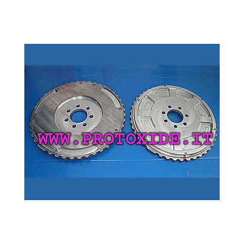 Renault 5 GT 1400 Turbo lightened aluminum flywheel with rpm sensor ring as original Lightweight steel and aluminum flywheels