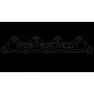 Chevrolet Kalos exhaust manifold flange