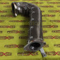 Fiat 500 Abarth exhaust downpipe heat protection jacket