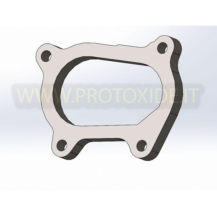 Flangia scarico downpipe Turbo IHI VL38 VL39 e Fiat 500 Abarth Grande Punto T-Jet Flange per Turbo, Downpipe e Wastegate