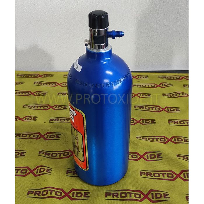 Cylindre NOS protoxyde d'azote pour motos 1 kg aluminium Cylindres pour protoxyde d'azote
