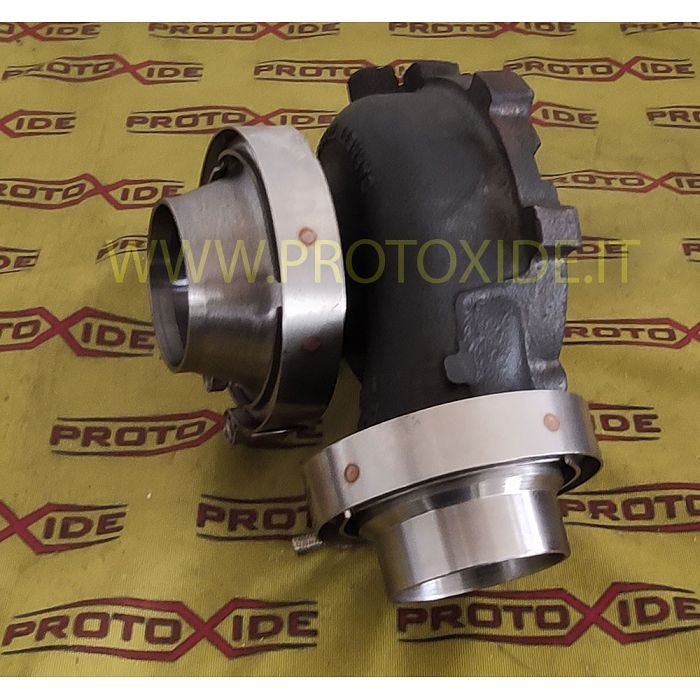 Kit de braçadeira de flange Vband para entrada de gases de escape do turbocompressor Garrett GT2260 e saída do silenciador de