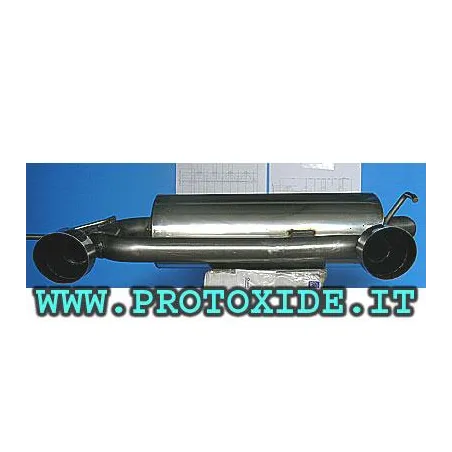 Audi TT 225 Dual bageste udstødning exit 100mm Stainless Steel Lyddæmpere og udstødningsrør