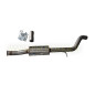 Centrale uitlaat Renault Clio 4 RS 1600 RVS demper en oversized demper