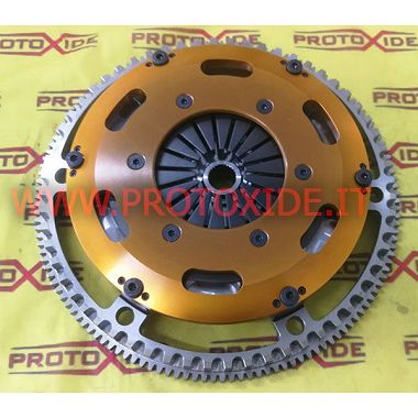 طقم دولاب الموازنة خفيف الوزن Renault Clio 3 RS3 200 - 203hp R3 قابض مقوى بالفولاذ النحاسي SADEV GEARBOX طقم دولاب الموازنة من