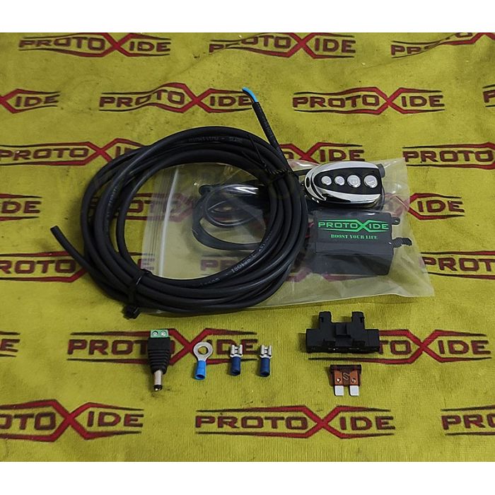 Kit apertura - chiusura valvola scarico marmitta wireless modulo invertitore temporizzato timer Kit apertura - chiusura valvola scarico marmitta wireless modulo invertitore temporizzato timer
