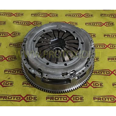 Single mass flywheel kit Fiat 124 Abarth 1400 16v Multiair reinforced clutch FERODO Lightweight steel and aluminum flywheels