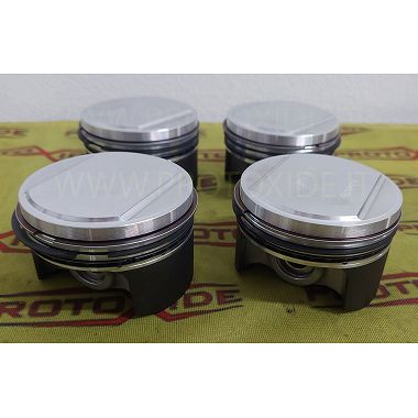 Gegoten zuigers voor FIRE Aspirated 1100 8V Fiat Alfa Lancia hoge compressiemotor Gesmede automatische zuigers