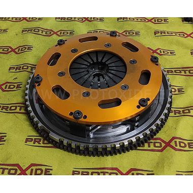 Steel flywheel kit with dual-plate clutch for Renault 5 Gt Flywheel kit with reinforced twin-disk clutch