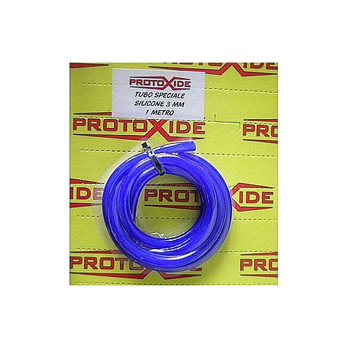 Blue silicone tube 3 mm recommended