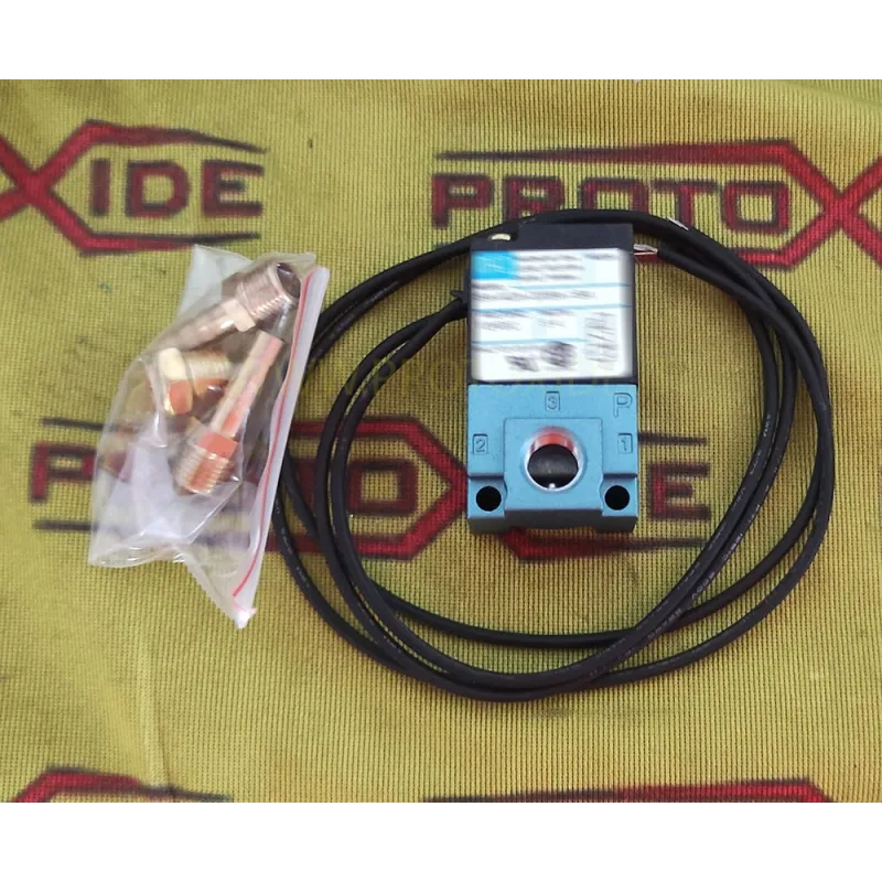 Vàlvula elèctrica de 3 vies amb solenoide professional per a la gestió de l'overboost