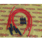 Czerwone kable do świec zapłonowych Alfa Romeo Giulietta Sprint 1300 o wysokiej przewodności Czerwone kable do świec zapłonowych Alfa Romeo Giulietta Sprint 1300 o wysokiej przewodności