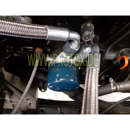 Adaptador radiador d’oli Renault Clio RS 2000 Suports de filtre d'oli i accessoris per a refrigeradors d'oli sandvitx
