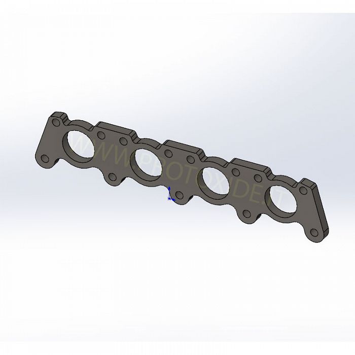 Flange do coletor de escape Volkswagen Golf 1800 20v - Audi TT 1800 20v Turbo Flange do coletor de escape Volkswagen Golf 1800 20v - Audi TT 1800 20v Turbo