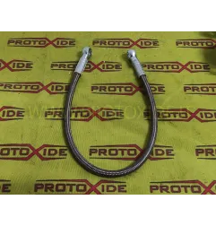Tubo de distribuição de óleo para Fiat Coupè 2000 20v Turbo com turbo original em malha metálica Tubos de óleo e conexões para