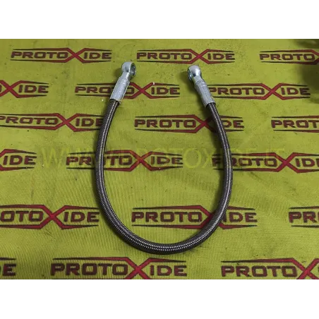 Tubo de distribuição de óleo para Fiat Coupè 2000 20v Turbo com turbo original em malha metálica Tubos de óleo e conexões para