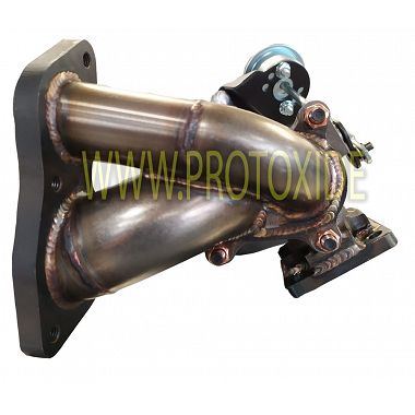 Turbocharger TD04 ProtoXide Fiat Uno Turbo 1300 with downpipe Turbochargers on competition bearings