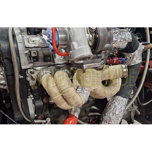 Collettore scarico Fiat 500 Abarth 1400 16v Grande Punto Turbo acciaio inox
