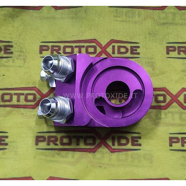 Adattatore sandwich per radiatore olio supporto filtro olio inclinato Supporti filtro olio e accessori per radiatore olio san...