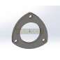 Triangular exhaust flange with 56mm hole Triangular exhaust flange with 56mm hole
