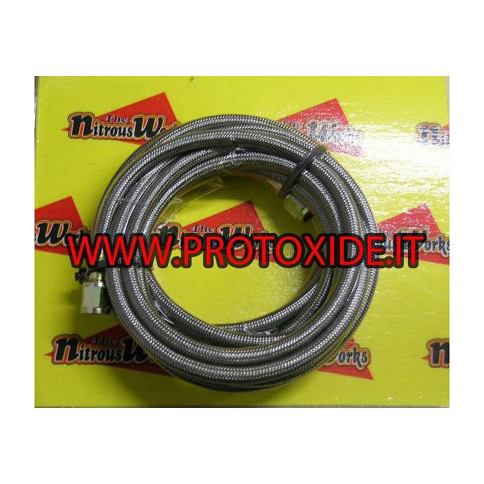 Nitrous oxide cylinder hose - motorcycle solenoid valve 122cm