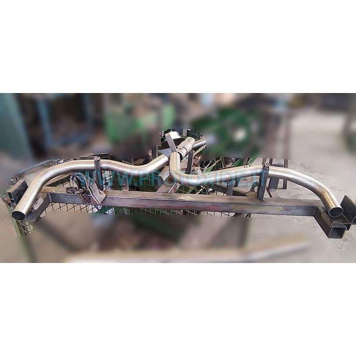 Sport stainless steel final exhaust for Alfa 4C