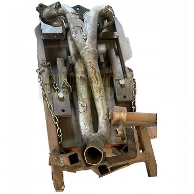 Abarth A112 udstødningsmanifold i rustfrit stål Udstødningsmanifolder i stål til aspirerede motorer