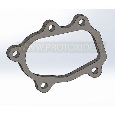 copy of Brida Gt 25 Gt28 Gt262 escape para bajante Turbo Garrett GT28- GTO 262 multiforo abierto Bridas para turbo, bajante y...