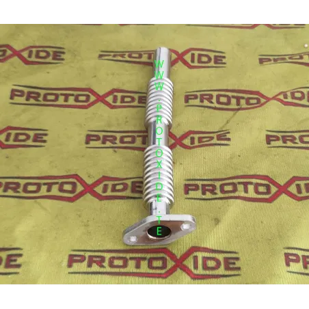 Garrett GT - GTX и Mitsubishi TD04 дълъг универсален фитинг за източване на маслото на турбокомпресор Маслени тръби и фитинги