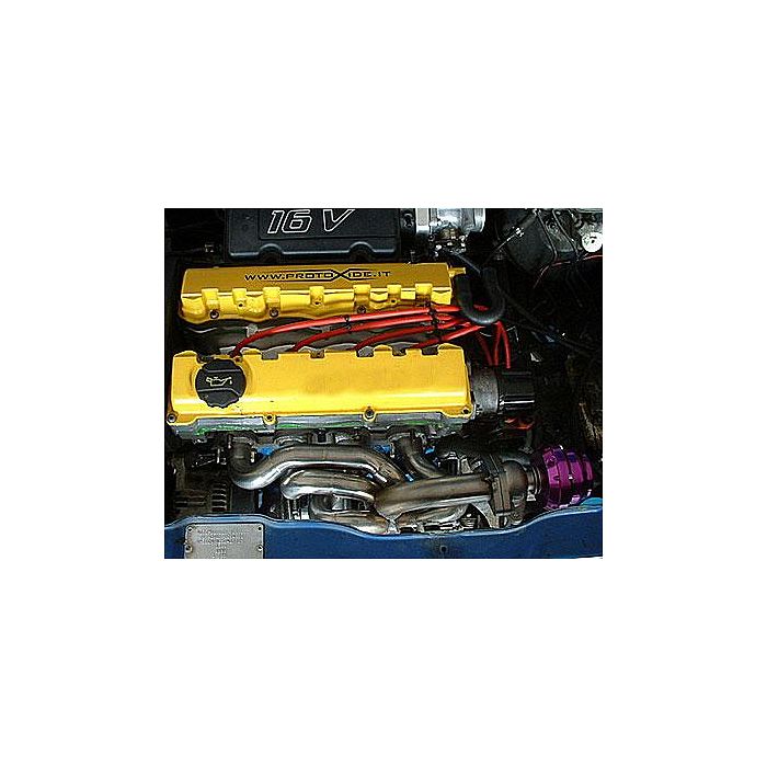 Egzoz manifoldu Peugeot 106 1.6 16V Turbo x harici Wastegate Turbo Benzinli motorlar için çelik egzoz manifoldları