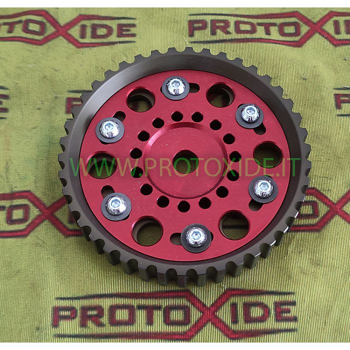 Adjustable camshaft pulley Peugeot 106 1300 Rally camshaft phasing Adjustable camshaft pulleys, motor pulleys and compressor ...