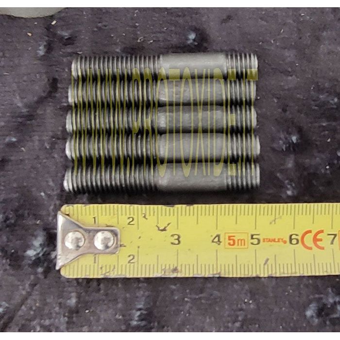 M8 8mm x 1,25 dubbar för insugsavgasgrenrör 5st Nötter, fångar och specialbultar