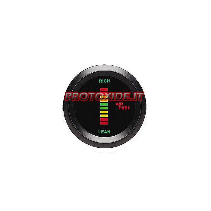 AirFuel digitale a led stechiometrico per misurazione carburazione Carburazione Airfuel AirFuel digitale a led stechiometrico per misurazione carburazione Carburazione Airfuel