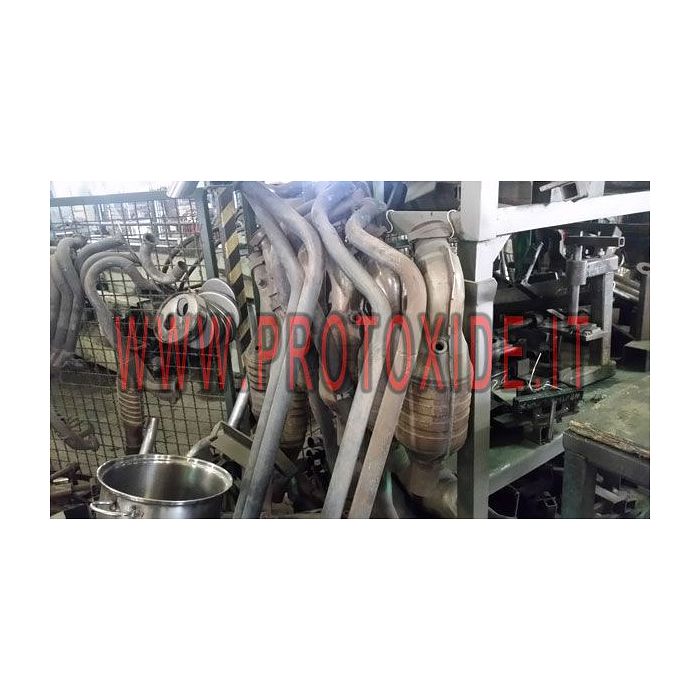 Ferrari 550 Stainless Steel tube-only stubs eliminate catalytic converters