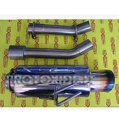 Fiat Punto GT Sport Stainless Steel Exhaust Muffler and Tailpipes