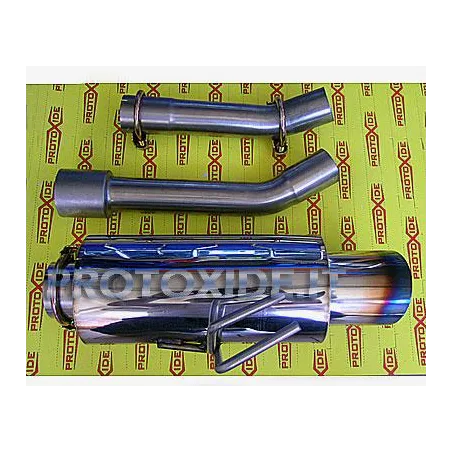 Marmitta scarico finale Fiat Punto Gt sportivo acciaio inox Marmitte e terminali di scarico