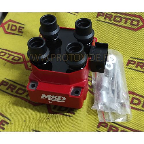 Bobina roja mejorada Fiat Punto GT conexión perdió chispa 4 cilindros tipo Ford Encendidos electrónicos y bobinas mejoradas