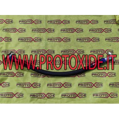 Fiat 500 Abarth Turbo return oil drain pipe with external oil radiator Oil pipes and fittings for turbochargers