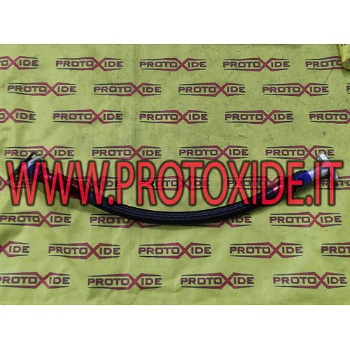 Fiat 500 Abarth Turbo return oil drain pipe with external oil radiator Oil pipes and fittings for turbochargers