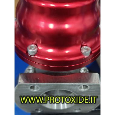 Wastegate Ferrari 208 GTB - GTS Turbo CON INTERCOOLER válvula externa wastegate reemplazable o membrana rota Puerta de descar...