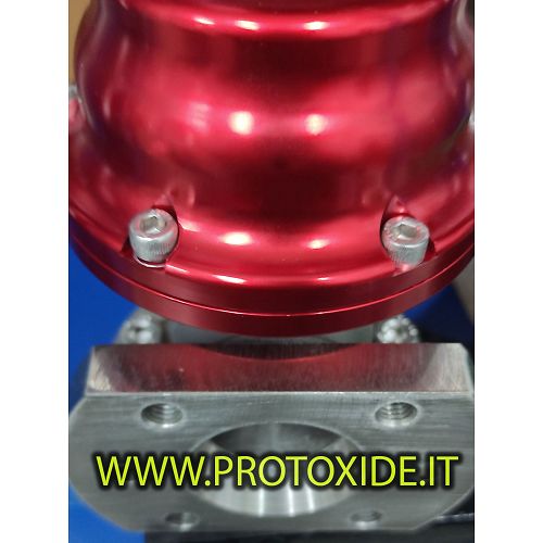 Wastegate Ferrari 208 GTB - GTS Turbo CON INTERCOOLER válvula externa wastegate reemplazable o membrana rota Puerta de descar...