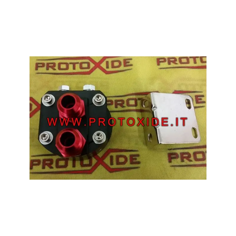Adapter alapkészlet az olajszűrő szűrőtartóra helyezéséhez Peugeot Citroën tartóval Adapter alapkészlet az olajszűrő szűrőtartóra helyezéséhez Peugeot Citroën tartóval
