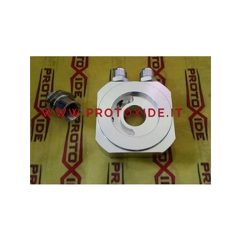 Adaptador sandvitx del radiador d'oli de motor Fiat Iveco 4000 Turbodièsel Adaptador sandvitx del radiador d'oli de motor Fiat Iveco 4000 Turbodièsel